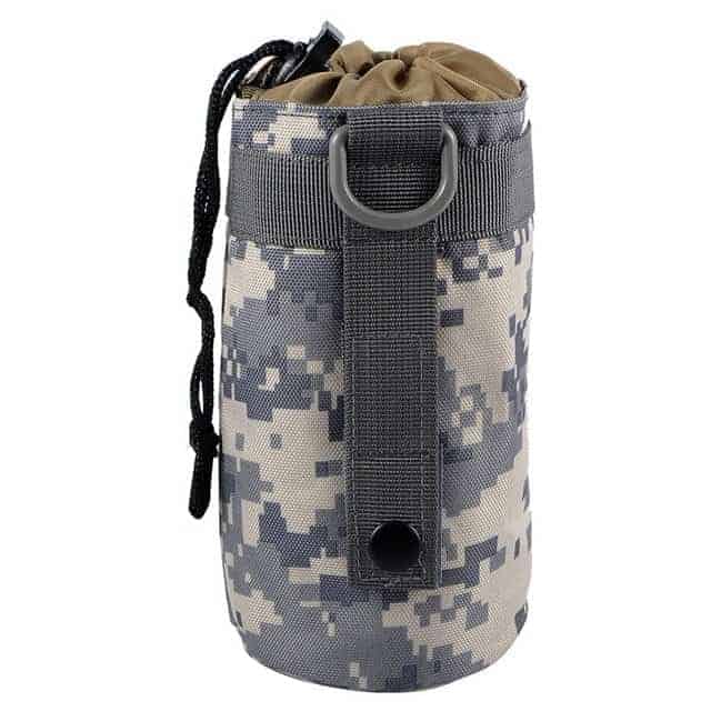 Minimaliste Simple pour Marcher Kaki, Noir, Vert arm/ée Pochette pour Bouteille deau randonn/ée Zebroau Porte-Bouteille Tactique Faire du v/élo